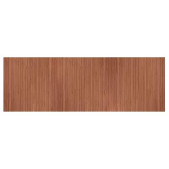 Teppich Rechteckig Braun 100x300 cm Bambus