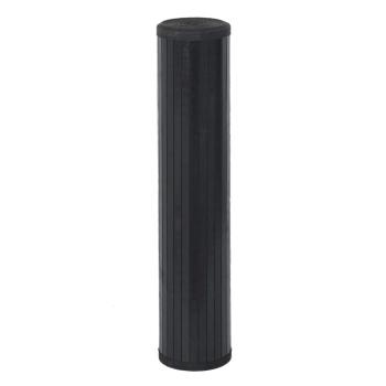 Teppich Rechteckig Schwarz 100x200 cm Bambus