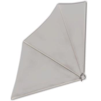 Faltbarer Balkonfächer Creme 140×140 cm