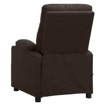 Relaxsessel Dunkelbraun Stoff