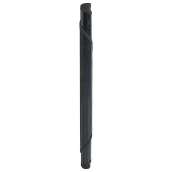 Teppich Rund Schwarz 80 cm Bambus