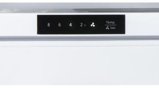 DOMO DO91123 Stand Kühlschrank ohne Gefrierfach, 55,5 cm breit, 134 L, Superkühlfunktion, LED-Display, weiß