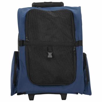 Trolley für Haustiere 3-in-1 Blau 48x32x57 cm cm Oxford-Gewebe