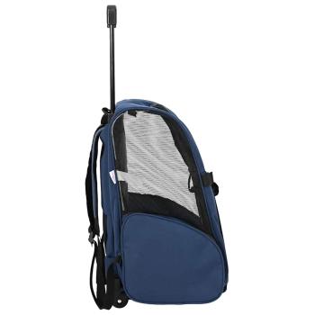 Trolley für Haustiere 3-in-1 Blau 48x32x57 cm cm Oxford-Gewebe