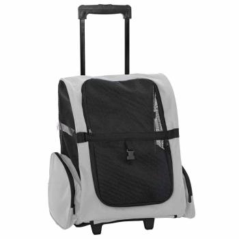 Trolley für Haustiere 3-in-1 Grau 48x32x57 cm cm Oxford-Gewebe