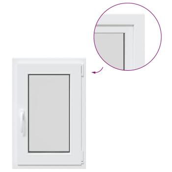 Kellerfenster "RISOR" 50x75 cm Drehkipp DIN Rechts Weiß