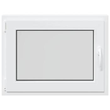 Kellerfenster "RISOR" 80x50 cm Drehkipp DIN Links Weiß