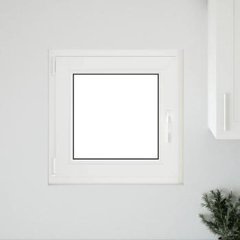 Kellerfenster "RISOR" 50x50 cm Drehkipp DIN Links Weiß