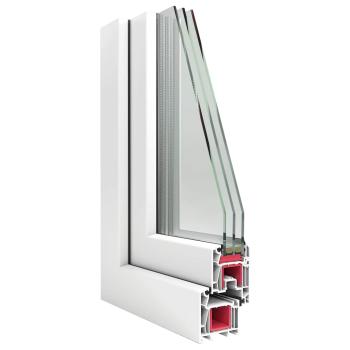 Kellerfenster "RISOR" 50x50 cm Drehkipp DIN Links Weiß