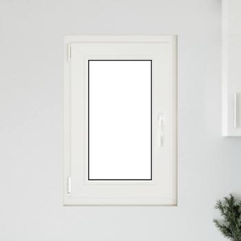 Kellerfenster "RISOR" 50x75 cm Drehkipp DIN Links Weiß