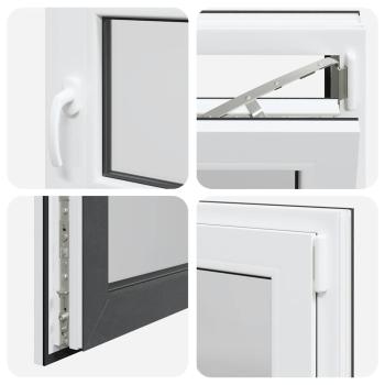Kellerfenster "RISOR" 50x50 cm Drehkipp DIN Rechts Anthrazit