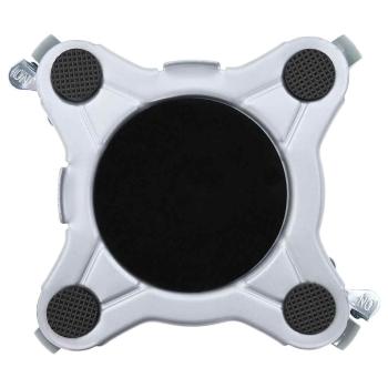 Möbelrollen 4 Stk. mit Heber 15,5x15,5x5,5 cm Stahl 1000 kg