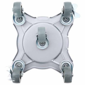 Möbelrollen 4 Stk. mit Heber 15,5x15,5x5,5 cm Stahl 1000 kg