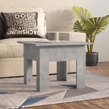 ARDEBO.de - Couchtisch Betongrau 55x55x42 cm Holzwerkstoff