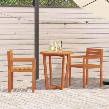 ARDEBO.de - Gartenstühle 2 Stk. 50x53x80 cm Massivholz Akazie