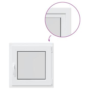 Kellerfenster "RISOR" 50x50 cm Drehkipp DIN Rechts Weiß