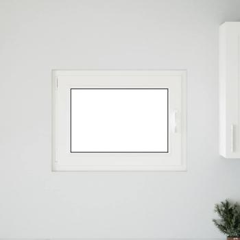Kellerfenster "RISOR" 80x70 cm Drehkipp DIN Links Weiß