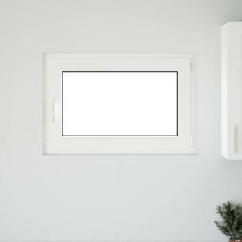Kellerfenster "RISOR" 90x70 cm Drehkipp DIN Rechts Weiß
