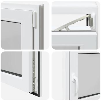 Kellerfenster "RISOR" 90x70 cm Drehkipp DIN Rechts Weiß