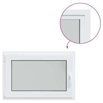 Kellerfenster "RISOR" 90x50 cm Drehkipp DIN Links Weiß