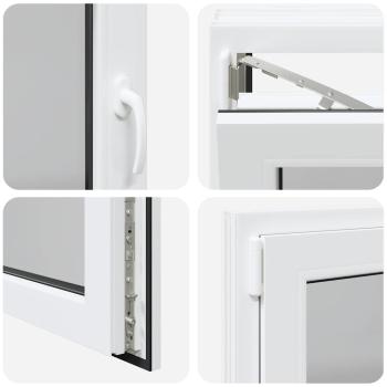 Kellerfenster "RISOR" 90x50 cm Drehkipp DIN Links Weiß