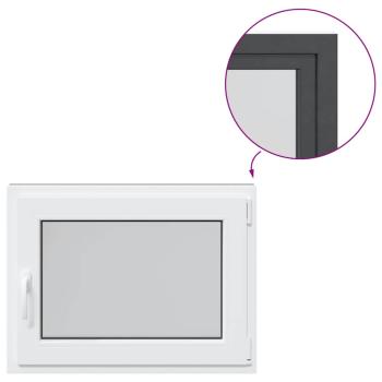 Kellerfenster "RISOR" 80x70 cm Drehkipp DIN Rechts Anthrazit