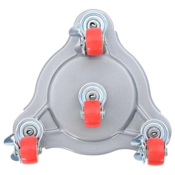 Möbelrollen 4 Stk. mit Heber 14,5x13,5x4 cm Stahl 400 kg