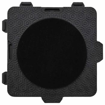 Möbelrollen 4 Stk. mit Heber Schwarz 13,5x13,5x4,2 cm 300 kg