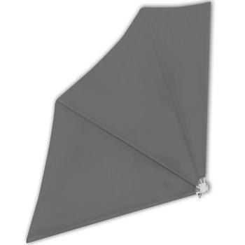 Faltbarer Balkonfächer Grau 140×140 cm