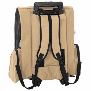 Trolley für Haustiere 3-in-1 Sandfarbe 48x32x57 cm cm Oxford-Gewebe