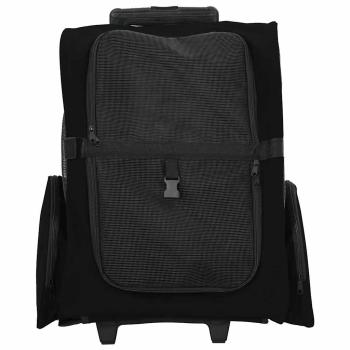 Trolley für Haustiere 3-in-1 Schwarz 48x32x57 cm cm Oxford-Gewebe