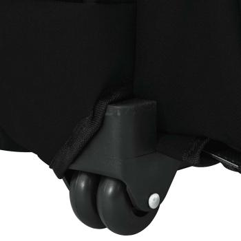 Trolley für Haustiere 3-in-1 Schwarz 48x32x57 cm cm Oxford-Gewebe
