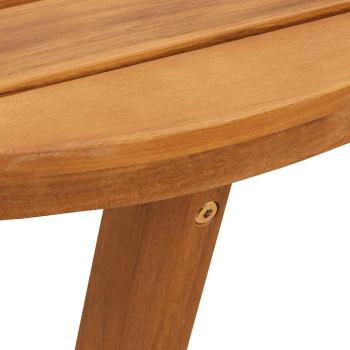 Garten-Esstisch Oval 200x90x75 cm Massivholz Akazie