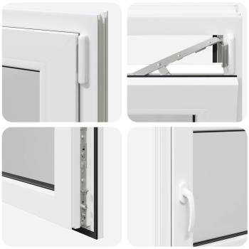 Kellerfenster "RISOR" 100x60 cm Drehkipp DIN Rechts Weiß