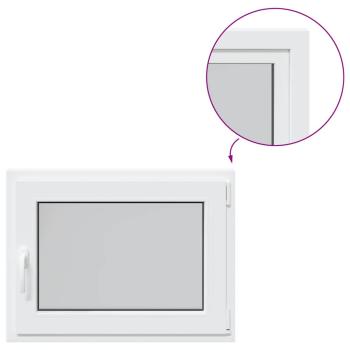 Kellerfenster "RISOR" 80x70 cm Drehkipp DIN Rechts Weiß