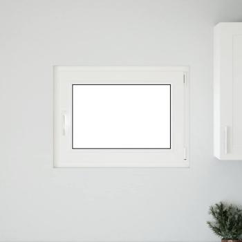 Kellerfenster "RISOR" 80x70 cm Drehkipp DIN Rechts Weiß