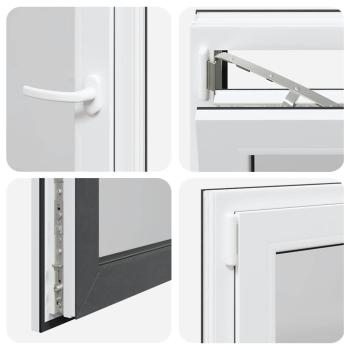 Kellerfenster "RISOR" 50x50 cm Drehkipp DIN Links Anthrazit