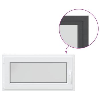 Kellerfenster "RISOR" 100x50 cm Drehkipp DIN Links Anthrazit