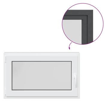 Kellerfenster "RISOR" 100x70 cm Drehkipp DIN Links Anthrazit