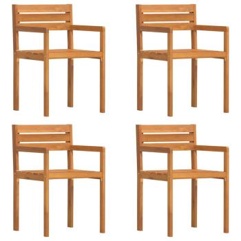 Gartenstühle 4 Stk. 50x53x80 cm Massivholz Akazie