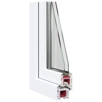 Kellerfenster "RISOR" 50x50 cm Drehkipp DIN Links Weiß