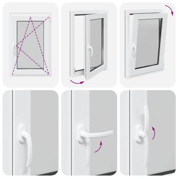 Kellerfenster "RISOR" 60x100 cm Drehkipp DIN Rechts Anthrazit