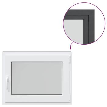 Kellerfenster "RISOR" 80x50 cm Drehkipp DIN Rechts Anthrazit