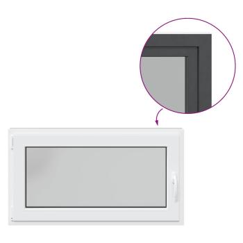 Kellerfenster "RISOR" 110x50 cm Drehkipp DIN Links Anthrazit