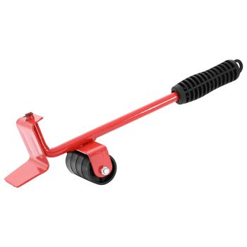 Möbelrollen 8 Stück mit Hebern Rot 9,8x7,5x3 cm 150 kg