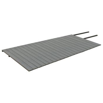 WPC Terrassendielen mit Zubehör Braun und Grau 40 m² 2,2 m