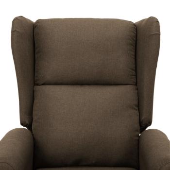 Aufstehsessel Braun Stoff