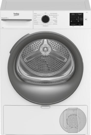 ARDEBO.de Beko BM3T38210W1 A+ 8kg Wärmepumpentrocker, 60 cm breit, 15 Programme, Kindersicherung, AquaWave, weiß