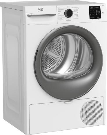 Beko BM3T38210W1 A+ 8kg Wärmepumpentrocker, 60 cm breit, 15 Programme, Kindersicherung, AquaWave, weiß