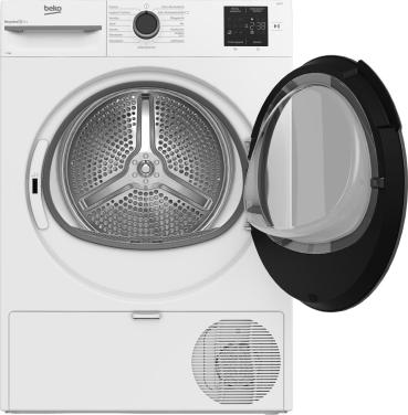 Beko BM3T38210W1 A+ 8kg Wärmepumpentrocker, 60 cm breit, 15 Programme, Kindersicherung, AquaWave, weiß